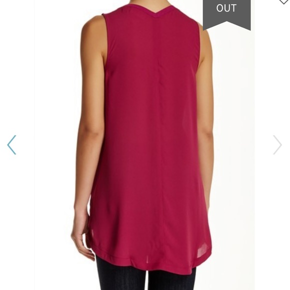 EUC 14th & Union high low woven tank size s - Picture 2 of 7